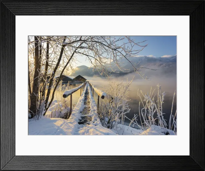Framed Print : Yetty and boats house at lake Kochelsee against Herzogstand (1731m) and Heimgarten (1790m Framed Print : Yetty and boats house at lake Kochelsee against Herzogstand (1731m) and Heimgarten (1790m