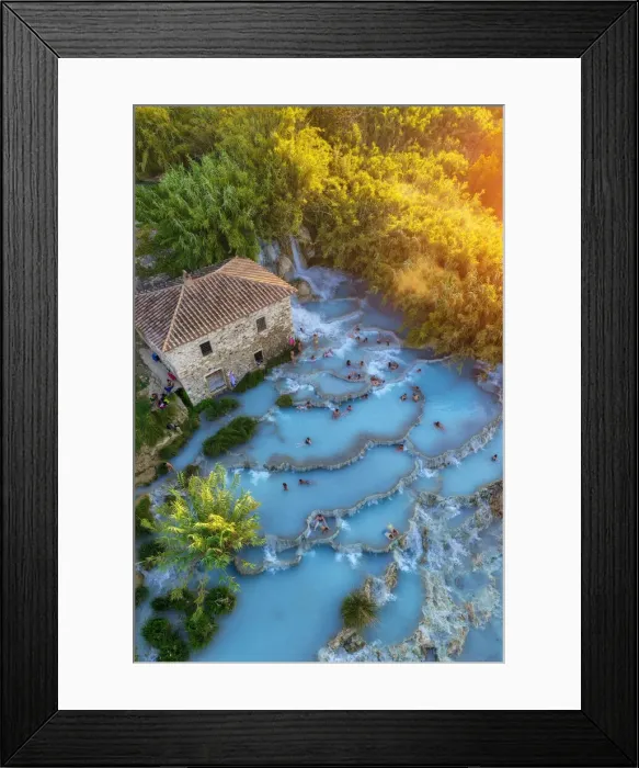 Framed Print : Italy, Tuscany, Grosseto, Saturnia, Saturnia Hot Springs Framed Print : Italy, Tuscany, Grosseto, Saturnia, Saturnia Hot Springs