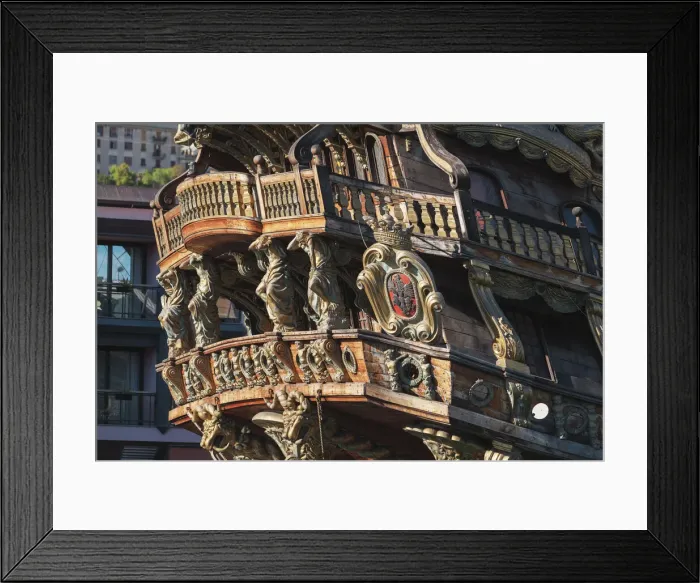 Framed Print : Neptune Galleon, Porto Antico (Old Port), Genoa, Liguria, Italy