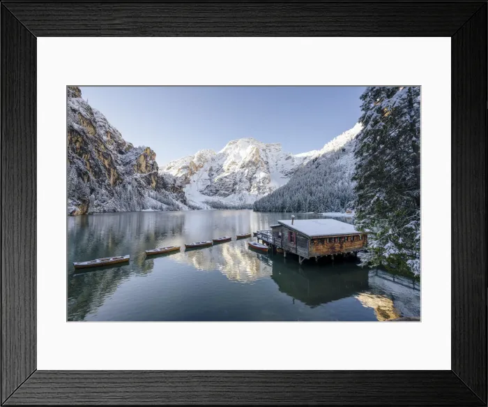 Framed Print : Lake Braies (Pragser Wildsee), South Tyrol, Italy Framed Print : Lake Braies (Pragser Wildsee), South Tyrol, Italy
