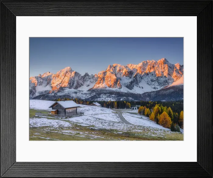 Framed Print : Alpine pasture Nemes against Sextner Dolomites, Dolomites, South Tyrol, Alto Adige Framed Print : Alpine pasture Nemes against Sextner Dolomites, Dolomites, South Tyrol, Alto Adige