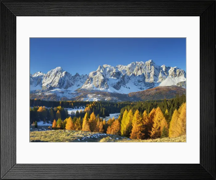 Framed Print : Nemes Pasture against Sextner Dolomites, Dolomites, South Tyrol, Alto Adige, Italy Framed Print : Nemes Pasture against Sextner Dolomites, Dolomites, South Tyrol, Alto Adige, Italy