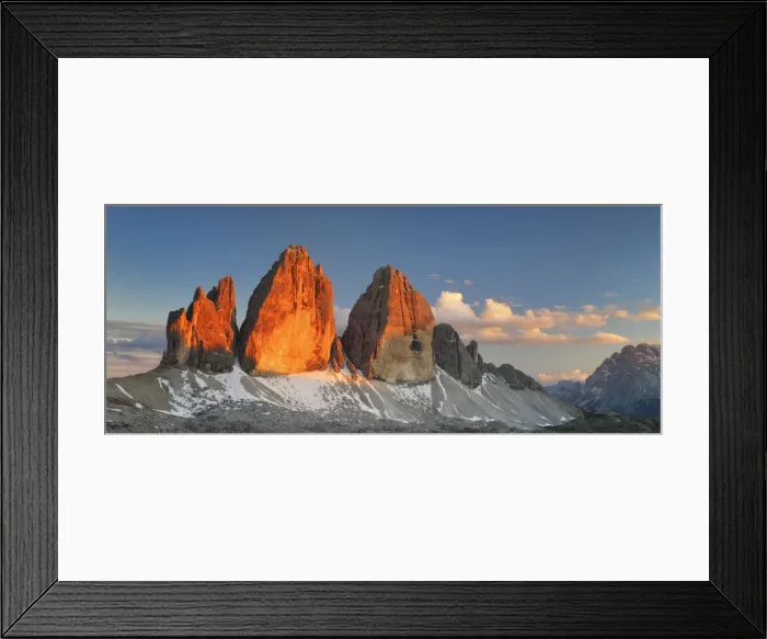 Framed Print : Tre Cime di Lavaredo, Dolomites, Sexten Dolomites, South Tyrol Framed Print : Tre Cime di Lavaredo, Dolomites, Sexten Dolomites, South Tyrol