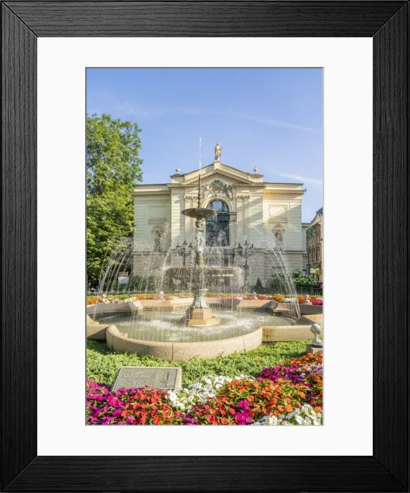 Framed Print : The Polish Theatre, Bielsko Biala, Silesian Voivodeship, Poland