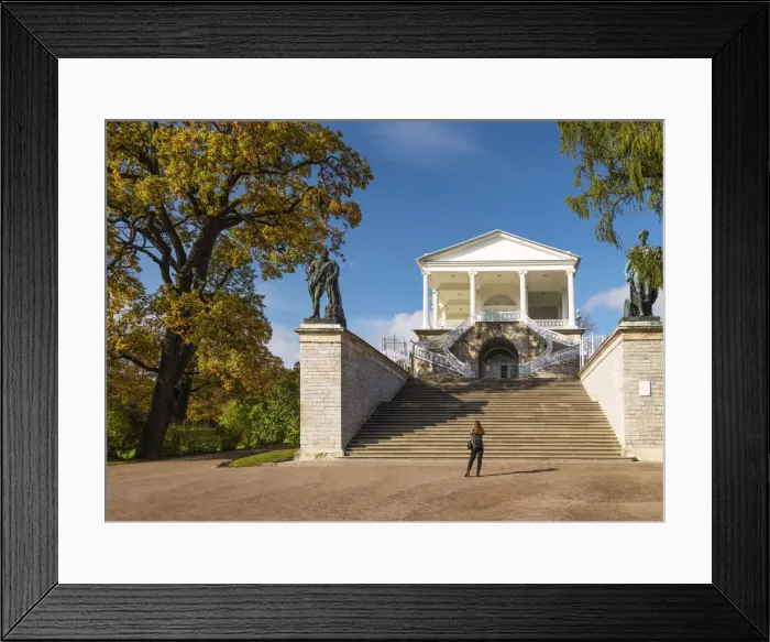 Framed Print : Cameron Gallery, Catherine Park, Pushkin (Tsarskoye Selo), near St. Petersburg, Russia Framed Print : Cameron Gallery, Catherine Park, Pushkin (Tsarskoye Selo), near St. Petersburg, Russia