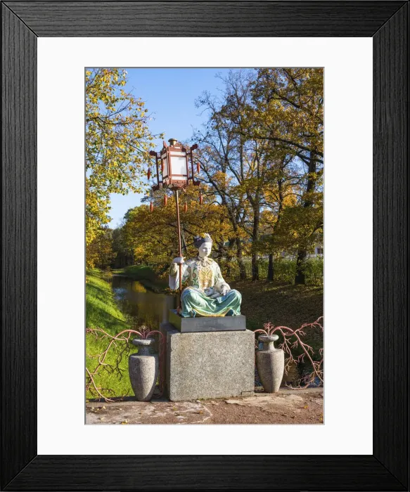 Framed Print : A figure of a Chinese woman on the Large (Grand) Chinese Bridge, Alexander Park Framed Print : A figure of a Chinese woman on the Large (Grand) Chinese Bridge, Alexander Park