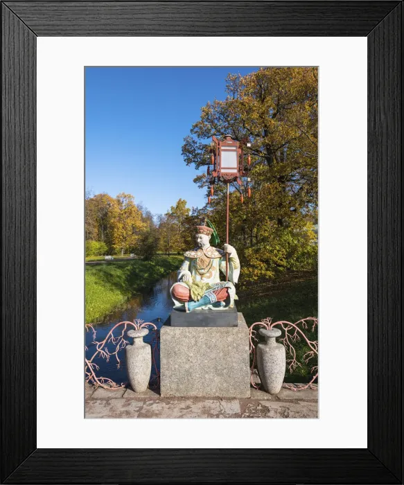 Framed Print : A figure of a Chinese man on the Large (Grand) Chinese Bridge, Alexander Park Framed Print : A figure of a Chinese man on the Large (Grand) Chinese Bridge, Alexander Park