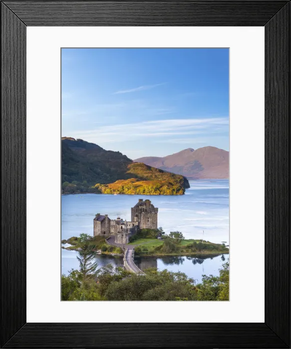 Framed Print : Eilean Donan Castle on Loch Duich, Dornie, Scotland, UK Framed Print : Eilean Donan Castle on Loch Duich, Dornie, Scotland, UK