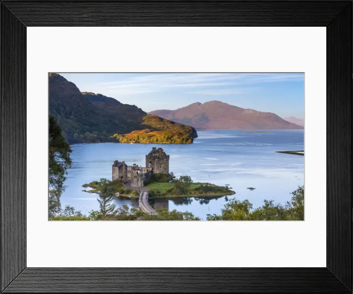 Framed Print : Eilean Donan Castle on Loch Duich, Dornie, Scotland, UK Framed Print : Eilean Donan Castle on Loch Duich, Dornie, Scotland, UK