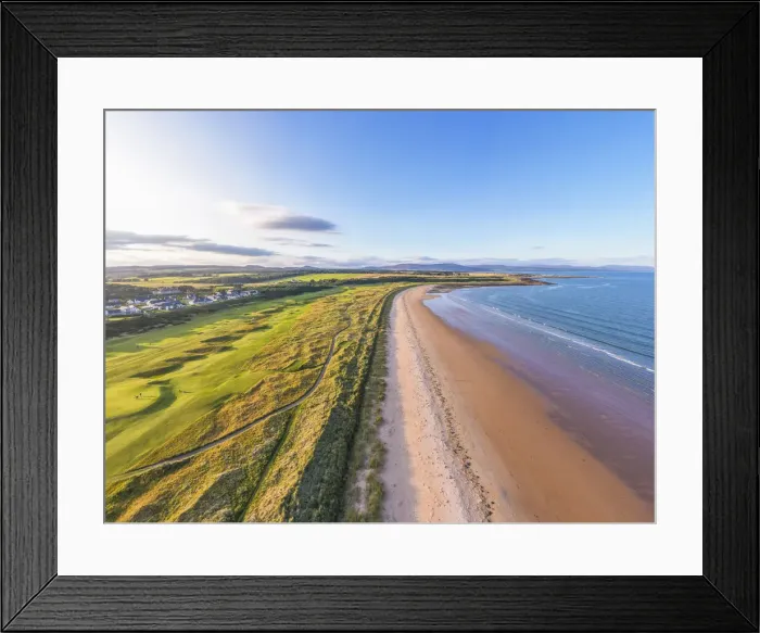 Framed Print : Dornoch Beach and Royal Dornoch golf club, Dornoch, Scotland, United Kingdom Framed Print : Dornoch Beach and Royal Dornoch golf club, Dornoch, Scotland, United Kingdom