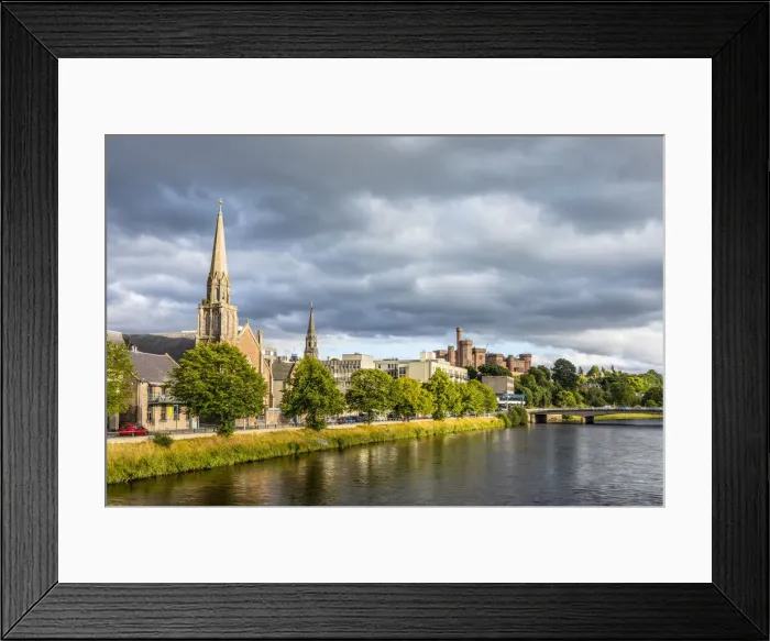 Framed Print : Free Church of Scotland and Inverness Castle, Inverness, Scotland, United Kingdom Framed Print : Free Church of Scotland and Inverness Castle, Inverness, Scotland, United Kingdom