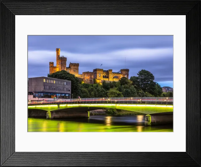 Framed Print : Inverness Castle in early evening, Scotland, United Kingdom Framed Print : Inverness Castle in early evening, Scotland, United Kingdom