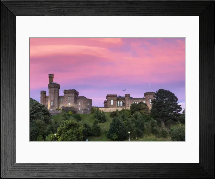 Framed Print : Inverness Castle at dusk, Scotland, United Kingdom Framed Print : Inverness Castle at dusk, Scotland, United Kingdom