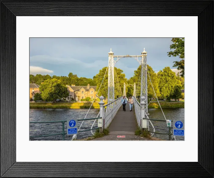 Framed Print : Infirmiry Bridge, Inverness, Scotland, United Kingdom Framed Print : Infirmiry Bridge, Inverness, Scotland, United Kingdom