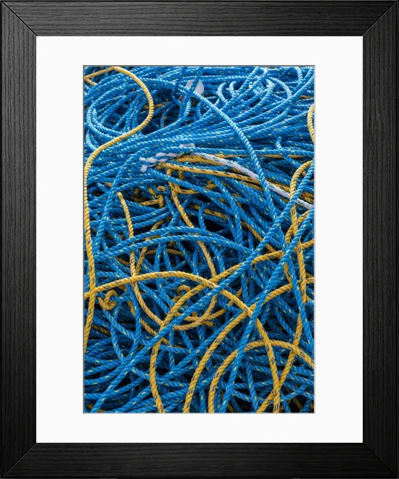Framed Print : Rope on the docks in Gairloch, Wester Ross, Scotland, United Kingdom Framed Print : Rope on the docks in Gairloch, Wester Ross, Scotland, United Kingdom