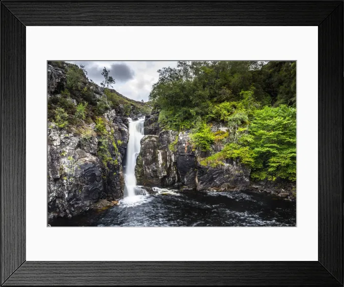 Framed Print : Falls of Kirkaig, Ullapool, Scotland, United Kingdom Framed Print : Falls of Kirkaig, Ullapool, Scotland, United Kingdom