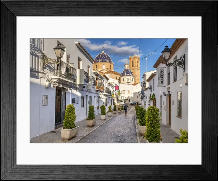 Framed Print : Altea, Costa Blanca, Valencian Community, Spain Framed Print : Altea, Costa Blanca, Valencian Community, Spain