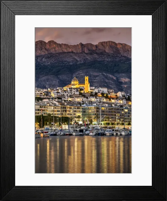 Framed Print : Altea, Costa Blanca, Valencian Community, Spain Framed Print : Altea, Costa Blanca, Valencian Community, Spain