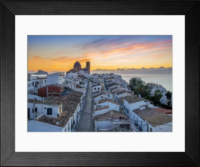 Framed Print : Altea, Costa Blanca, Valencian Community, Spain Framed Print : Altea, Costa Blanca, Valencian Community, Spain