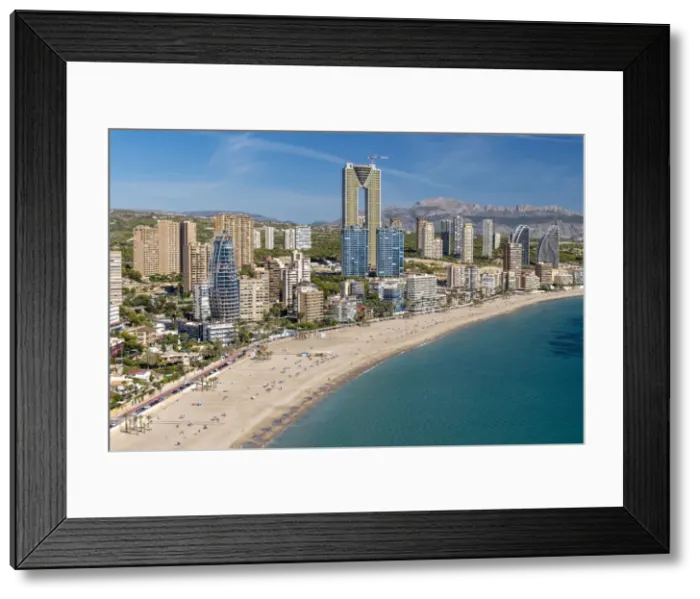 Framed Print : Benidorm, Costa Blanca, Valencian Community, Spain Framed Print : Benidorm, Costa Blanca, Valencian Community, Spain