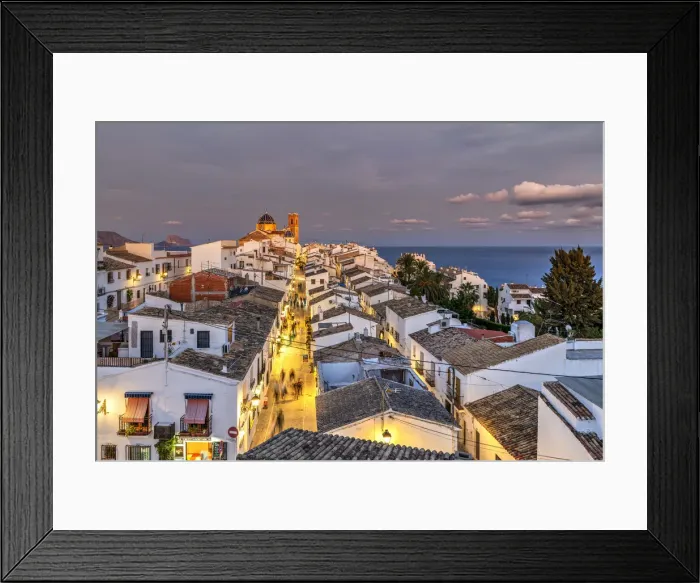 Framed Print : Altea, Costa Blanca, Valencian Community, Spain Framed Print : Altea, Costa Blanca, Valencian Community, Spain