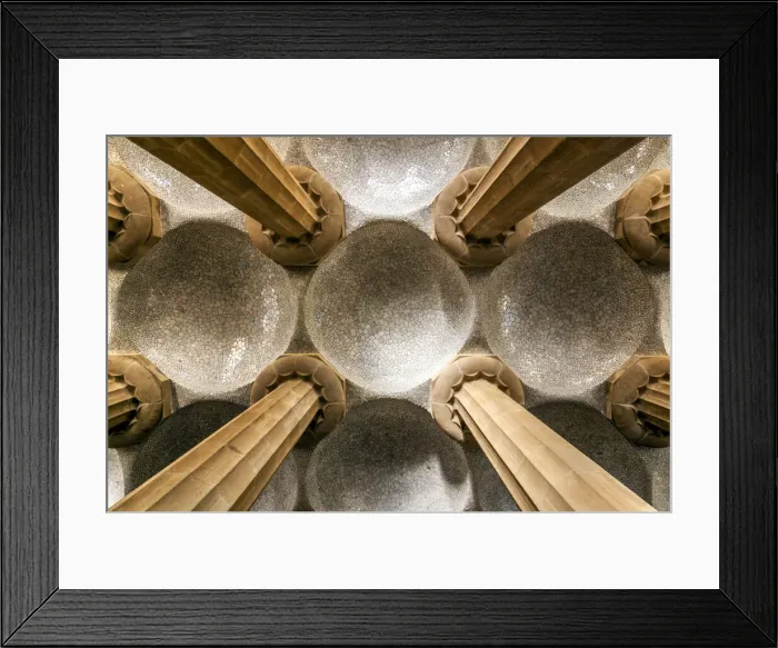 Framed Print : Hypostyle Room, Park Guell, Barcelona, Catalonia, Spain Framed Print : Hypostyle Room, Park Guell, Barcelona, Catalonia, Spain