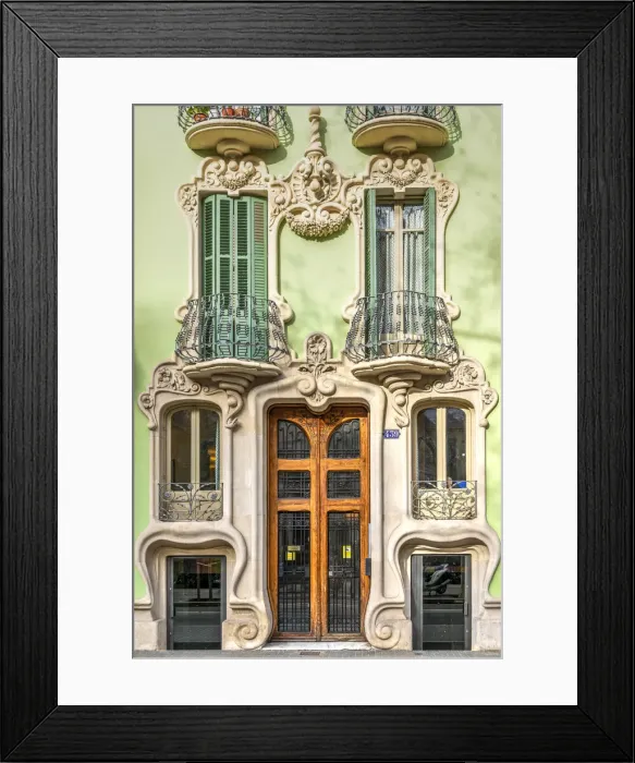 Framed Print : Casa Pere Brias, Barcelona, Catalonia, Spain