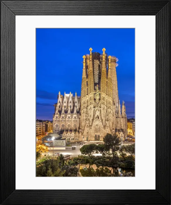 Framed Print : Sagrada Familia basilica church, Nativity facade, Barcelona, Catalonia, Spain Framed Print : Sagrada Familia basilica church, Nativity facade, Barcelona, Catalonia, Spain