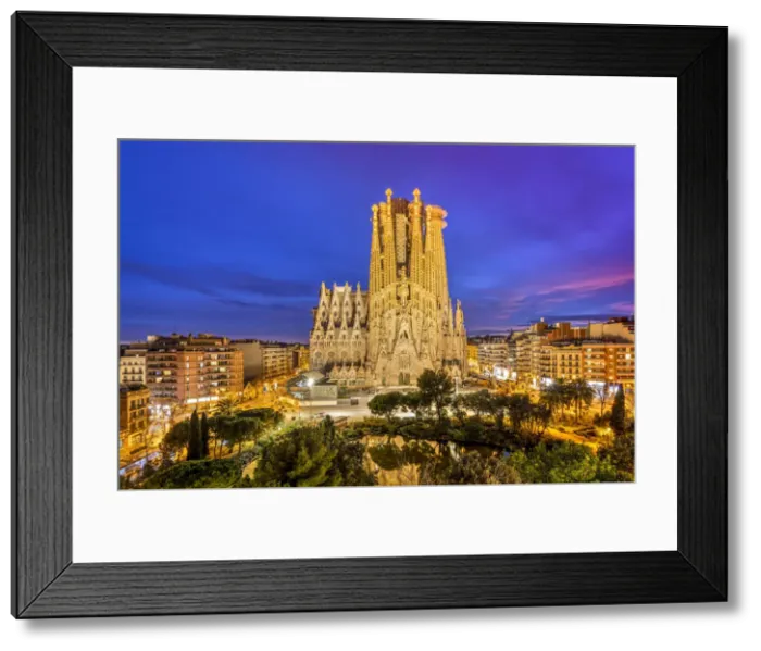 Framed Print : Sagrada Familia basilica church, Nativity facade, Barcelona, Catalonia, Spain Framed Print : Sagrada Familia basilica church, Nativity facade, Barcelona, Catalonia, Spain