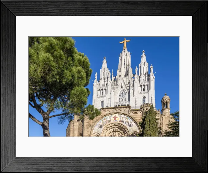 Framed Print : Temple Expiatori del Sagrat Cor or Expiatory Church of the Sacred Heart of Jesus Framed Print : Temple Expiatori del Sagrat Cor or Expiatory Church of the Sacred Heart of Jesus