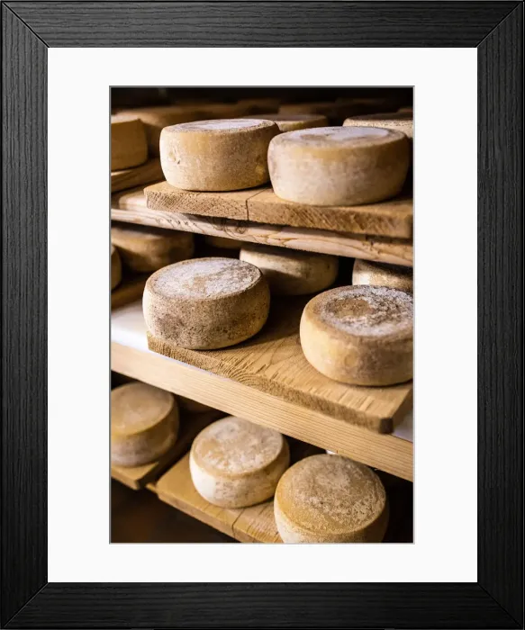 Framed Print : Switzerland, Canton of Valais, Sion, Typical swiss cheeses at La Grenette gourmet shop Framed Print : Switzerland, Canton of Valais, Sion, Typical swiss cheeses at La Grenette gourmet shop