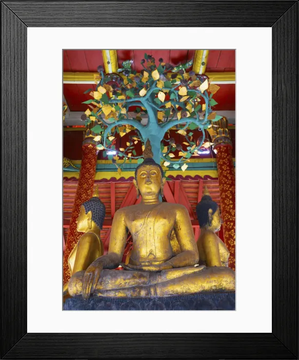 Framed Print : Thailand, Lampang, Wat Pong Sanuk Nua, low view of buddha Framed Print : Thailand, Lampang, Wat Pong Sanuk Nua, low view of buddha