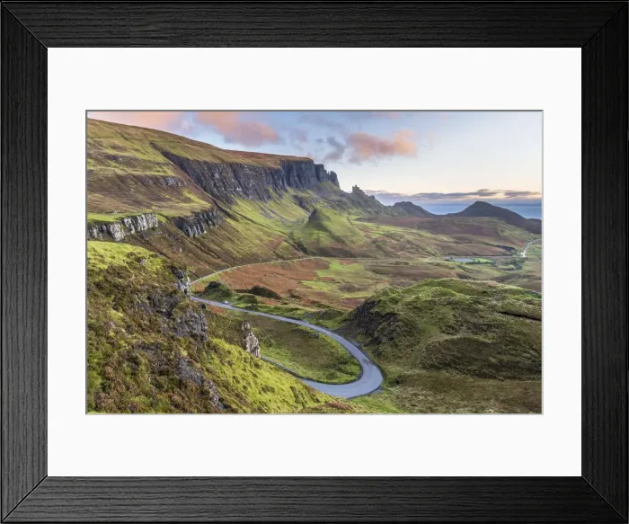 Framed Print : UK, Scotland, Highland, Isle of Skye, Trotternish Peninsula, Quiraing Framed Print : UK, Scotland, Highland, Isle of Skye, Trotternish Peninsula, Quiraing