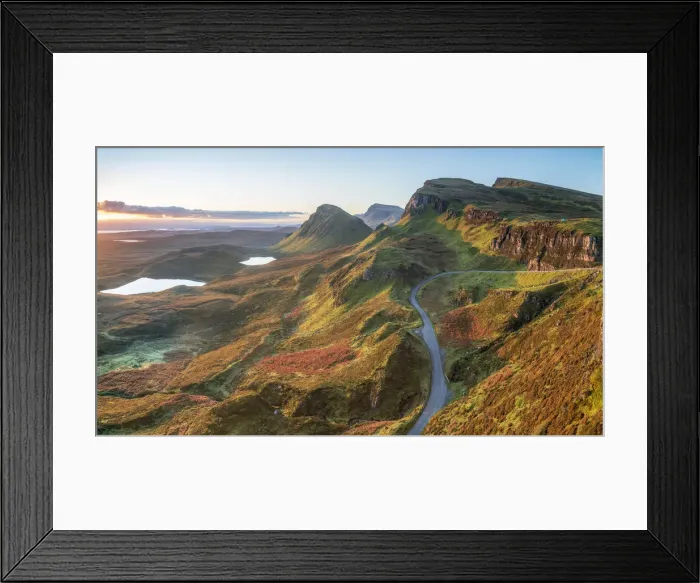Framed Print : UK, Scotland, Highland, Isle of Skye, Trotternish Peninsula Framed Print : UK, Scotland, Highland, Isle of Skye, Trotternish Peninsula
