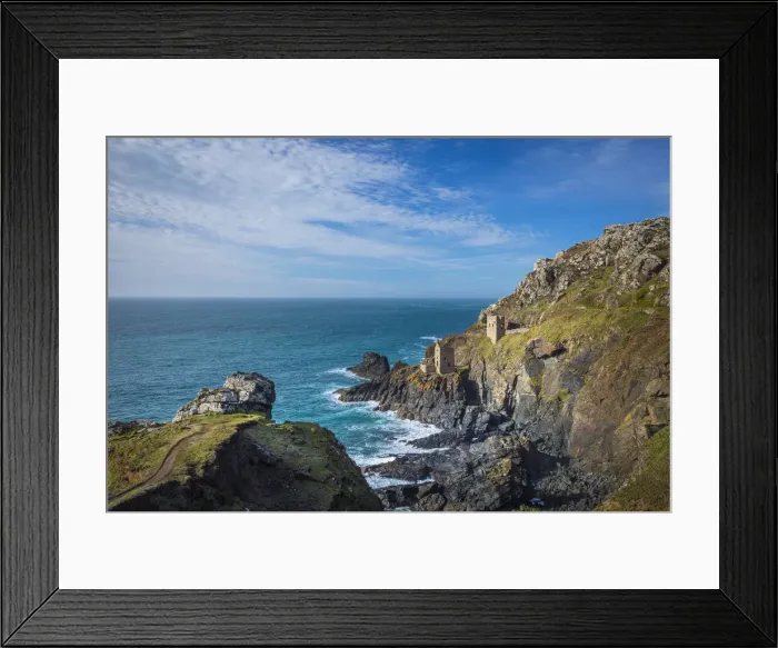 Framed Print : Crown Tin Mines, Botallack, Cornwall, England, UK Framed Print : Crown Tin Mines, Botallack, Cornwall, England, UK