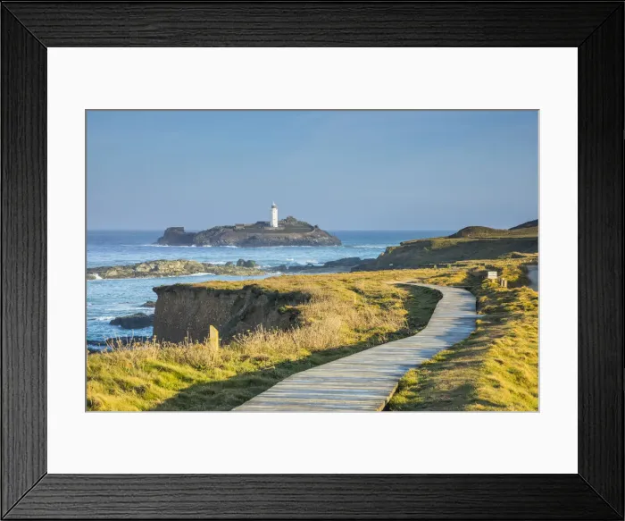 Framed Print : Godrevy lighthouse, North Cornwall Coast, Cornwall, England, UK Framed Print : Godrevy lighthouse, North Cornwall Coast, Cornwall, England, UK
