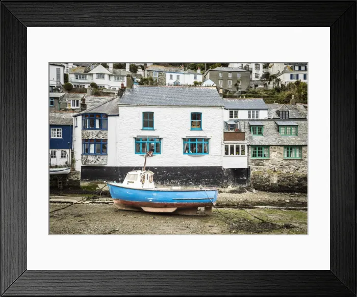 Framed Print : Harbour, Polperro, Cornwall, England, UK Framed Print : Harbour, Polperro, Cornwall, England, UK