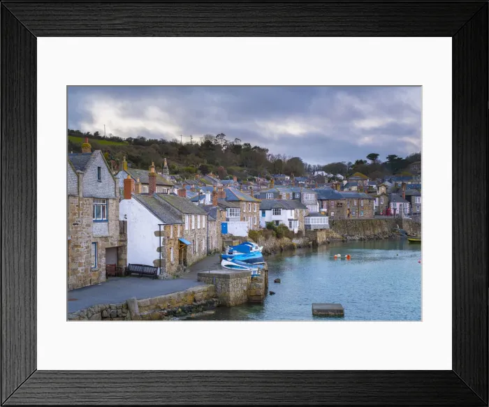 Framed Print : Mousehole near Penzance, Cornwall, England, UK Framed Print : Mousehole near Penzance, Cornwall, England, UK