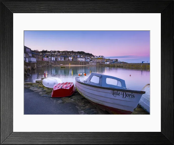 Framed Print : Mousehole near Penzance, Cornwall, England, UK Framed Print : Mousehole near Penzance, Cornwall, England, UK