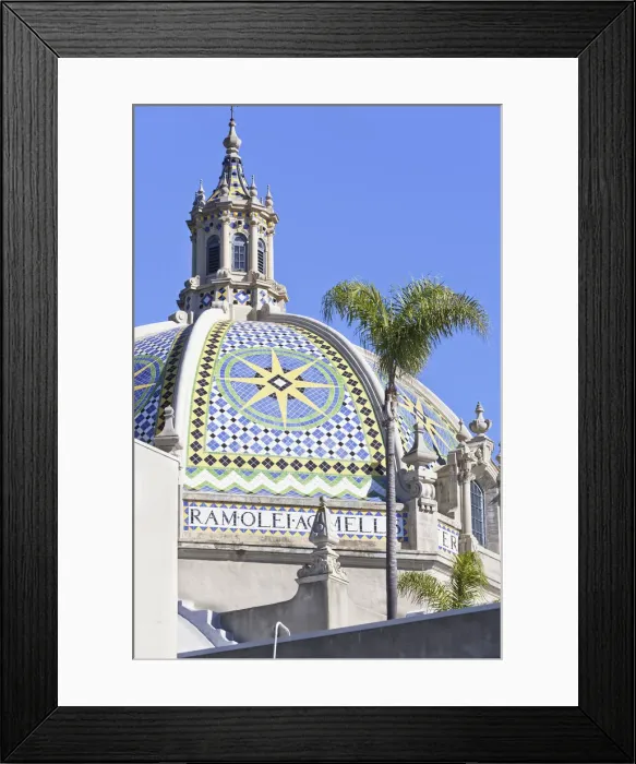 Framed Print : St Francis Chapel domes over the Museum of Man, Balboa Park, San Diego, California, USA Framed Print : St Francis Chapel domes over the Museum of Man, Balboa Park, San Diego, California, USA