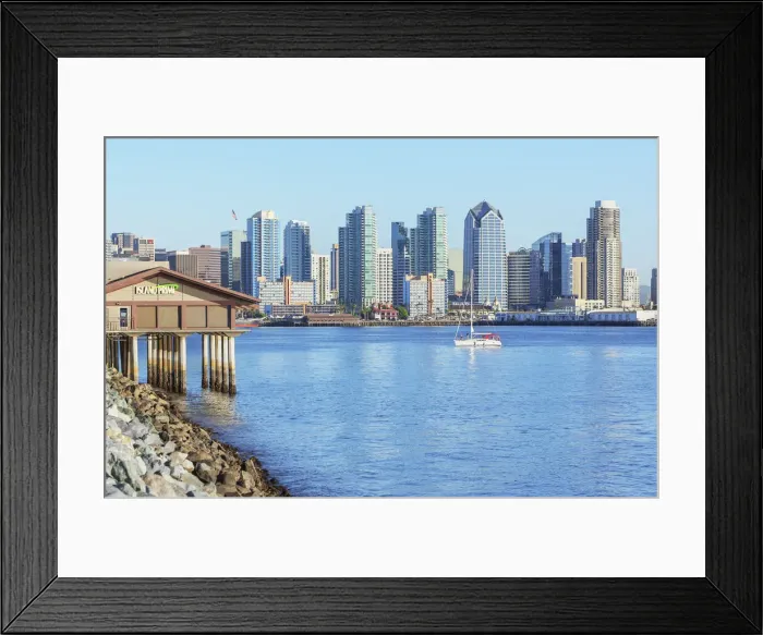 Framed Print : City skyline, San Diego, California, USA Framed Print : City skyline, San Diego, California, USA
