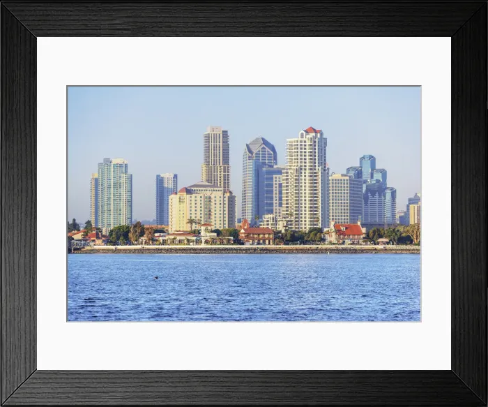 Framed Print : City skyline, San Diego, California, USA Framed Print : City skyline, San Diego, California, USA