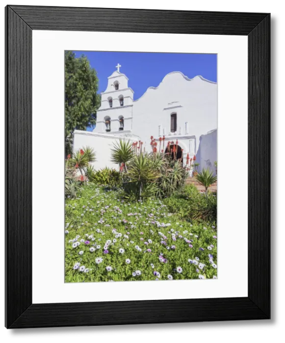 Framed Print : Mission Basilica San Diego De Alcala, San Diego, California, USA Framed Print : Mission Basilica San Diego De Alcala, San Diego, California, USA