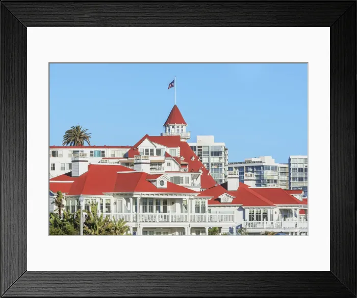 Framed Print : Coronado hotel, San Diego, California, USA Framed Print : Coronado hotel, San Diego, California, USA