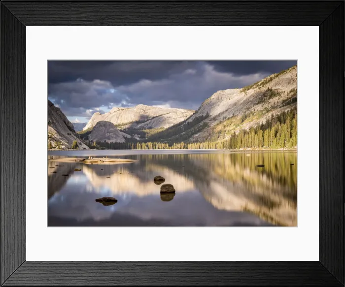 Framed Print : Autumn reflections on Tenaya Lake in Yosemite National Park, California, USA Framed Print : Autumn reflections on Tenaya Lake in Yosemite National Park, California, USA