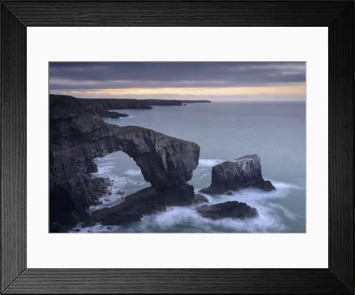 Framed Print : The Green Bridge of Wales on the Pembrokeshire Coast, Wales. Summer (August) 2016 Framed Print : The Green Bridge of Wales on the Pembrokeshire Coast, Wales. Summer (August) 2016
