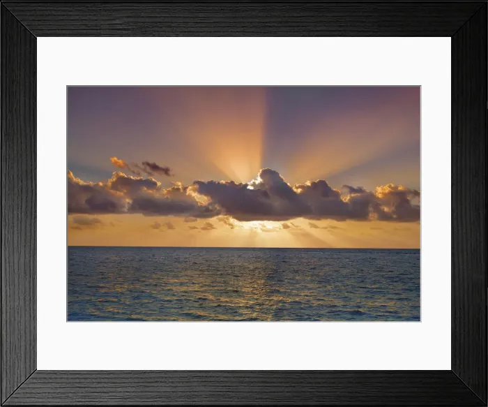 Framed Print : Sunset impression - Maldives, South Male Atoll, Mahaanaelhihuraa - Rihiveli Framed Print : Sunset impression - Maldives, South Male Atoll, Mahaanaelhihuraa - Rihiveli