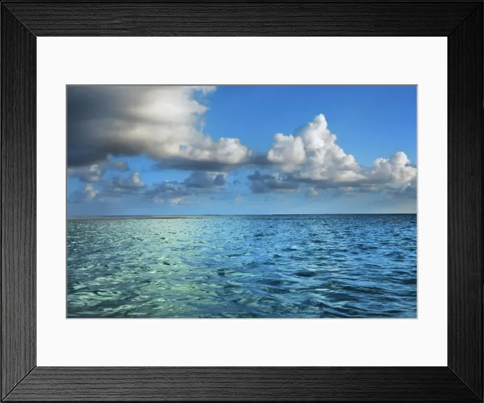 Framed Print : Cloud impression - Maldives, South Male Atoll, Mahaanaelhihuraa - Rihiveli Framed Print : Cloud impression - Maldives, South Male Atoll, Mahaanaelhihuraa - Rihiveli