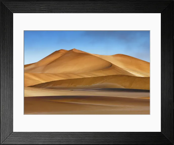 Framed Print : Dune landscape in Namib with fog - Namibia, Hardap, Dorob National Park Framed Print : Dune landscape in Namib with fog - Namibia, Hardap, Dorob National Park