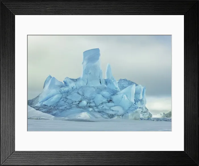 Framed Print : Iceberg frozen in pack ice - Antarctica, Antarctic Peninsula, Snowhill Island Framed Print : Iceberg frozen in pack ice - Antarctica, Antarctic Peninsula, Snowhill Island